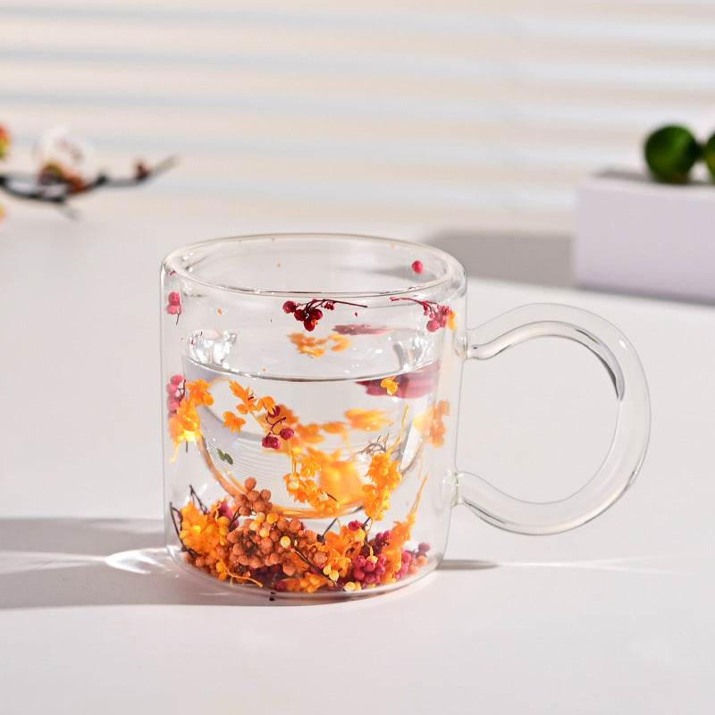 Dried Leaves Aesthetic Mug - Goodlifebean