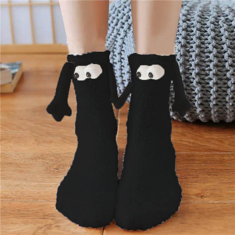 Hand-In-Hand Mangetic Christmas Socks - Goodlifebean