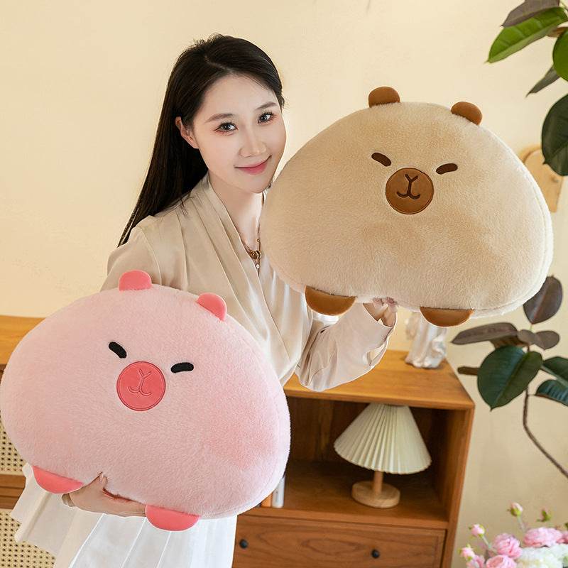 Chonky Kawaii Capybara Plushie | Stuffed Capybara Plush - Goodlifebean