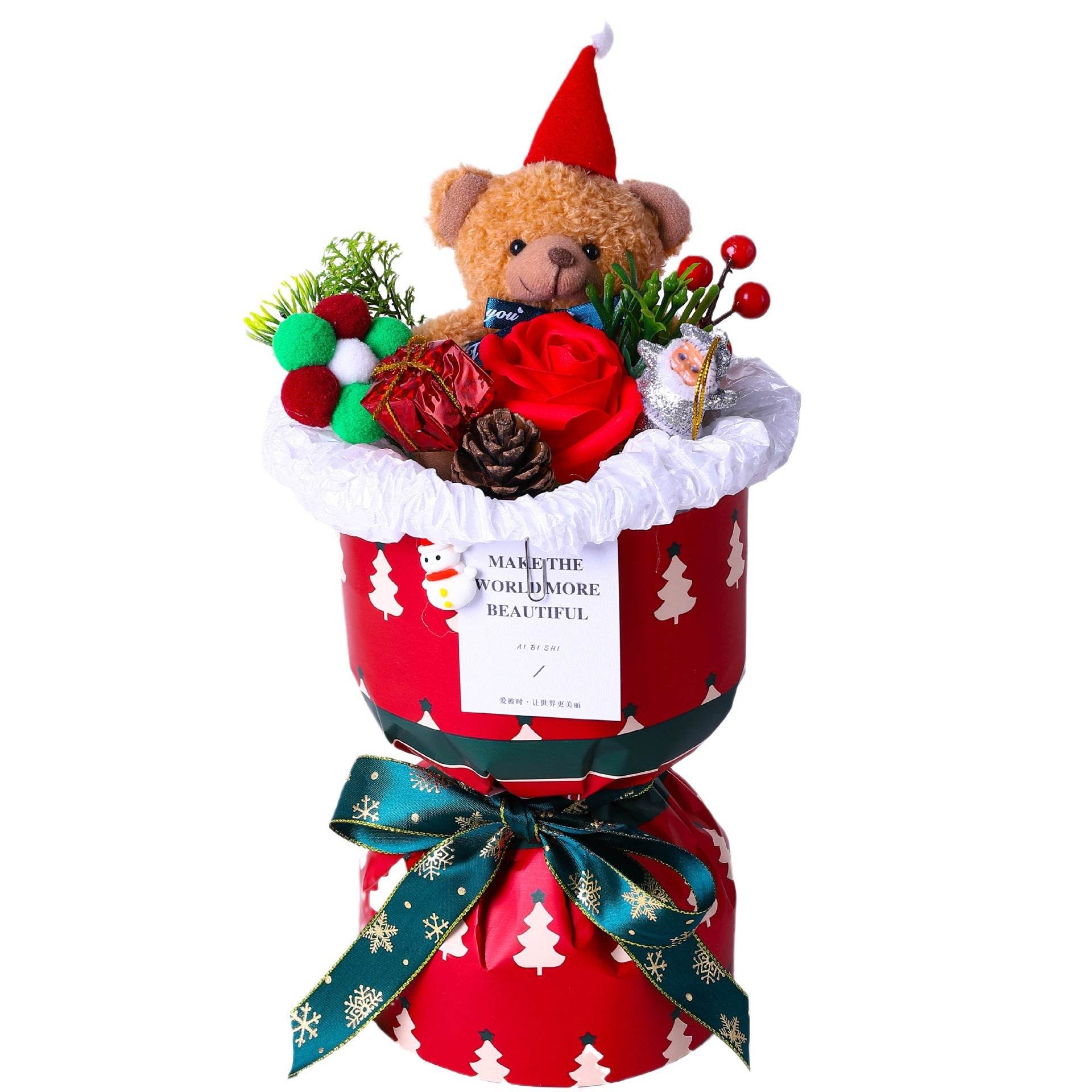 Shop Christmasy Plush Bouquet - Stuffed Animals Goodlifebean Plushies | Stuffed Animals