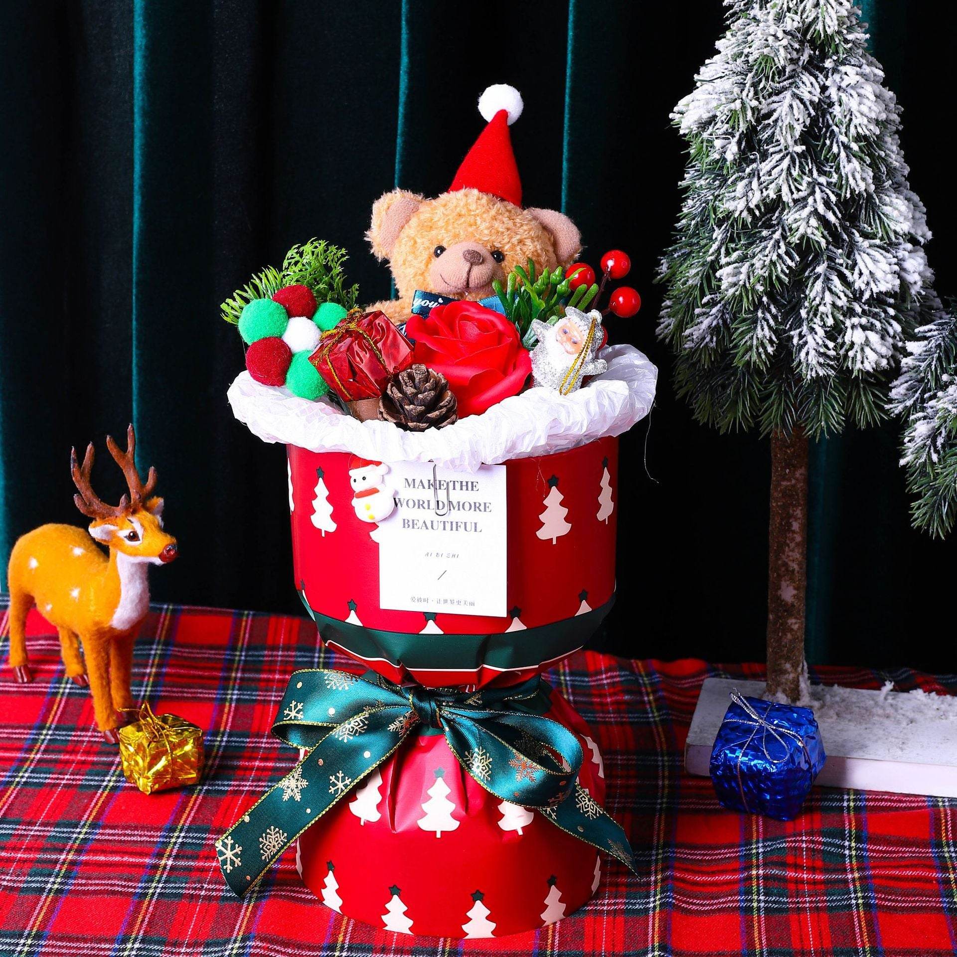 Christmasy Plush Bouquet - Goodlifebean