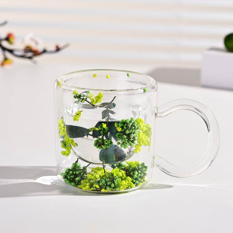 Dried Leaves Aesthetic Mug - Goodlifebean