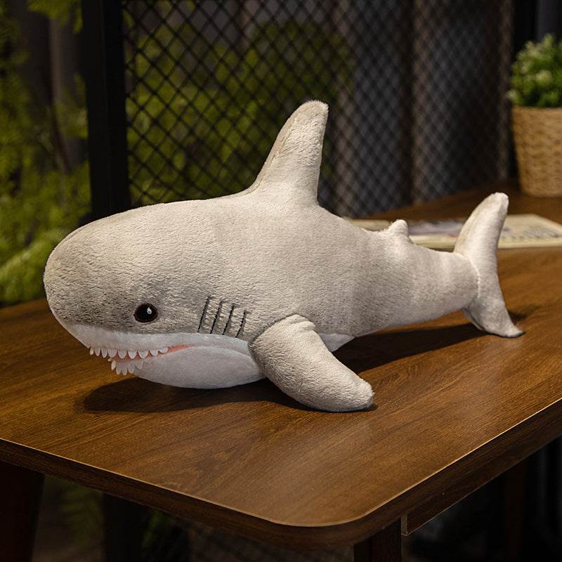 MegaJaws: Giant 5ft Shark Plushie | Big Stuffed Shark - Goodlifebean