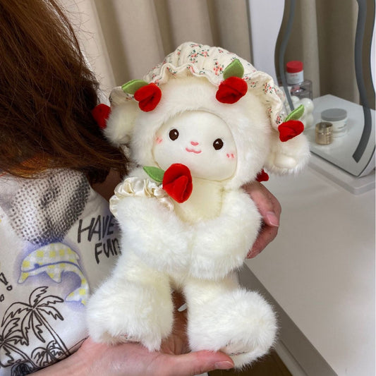 BuyKawaii Pastel Petal Lamb | Cute Emotional Support Lamb Plushie - Goodlifebean Plushies | Stuffed Animals
