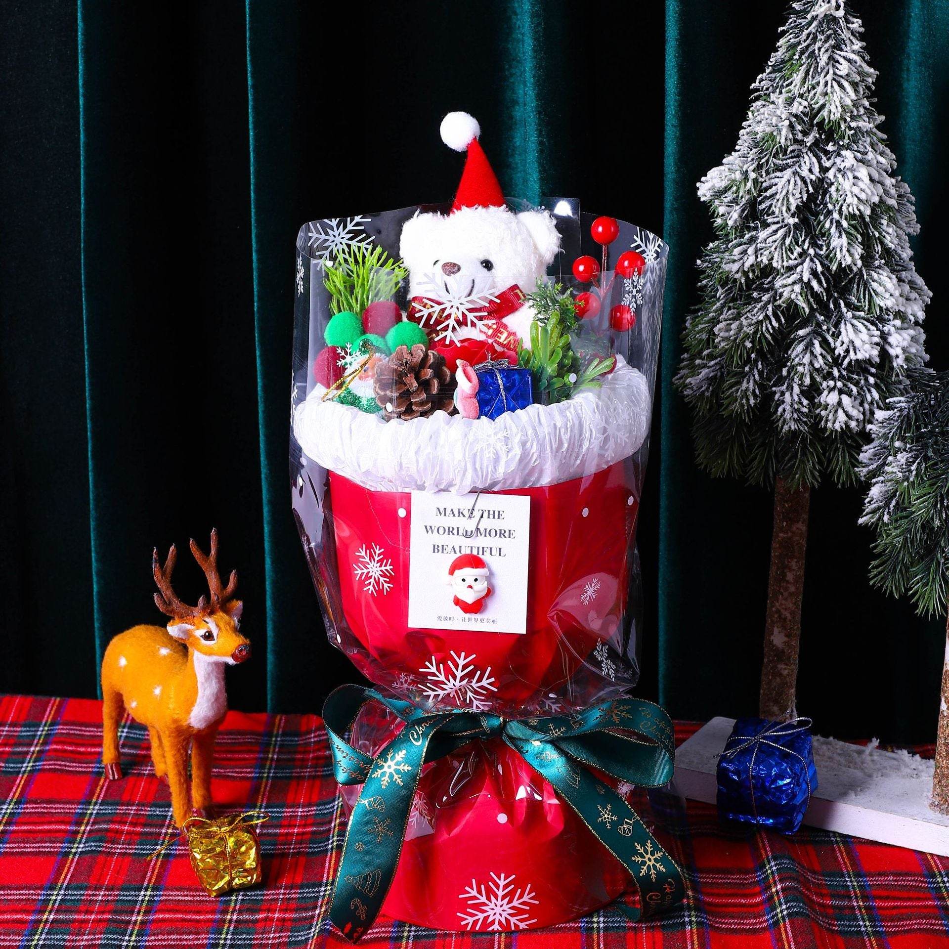 Christmasy Plush Bouquet - Goodlifebean