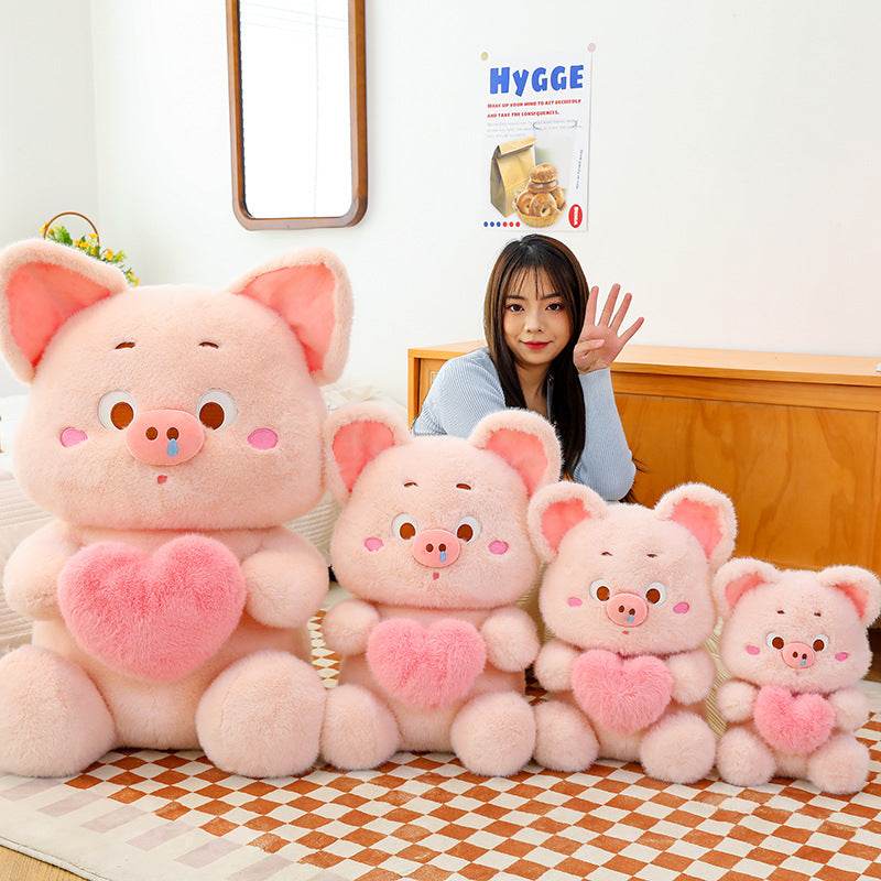 Squiggle: Giant Lovely Stuffed Pig Plushie - Goodlifebean