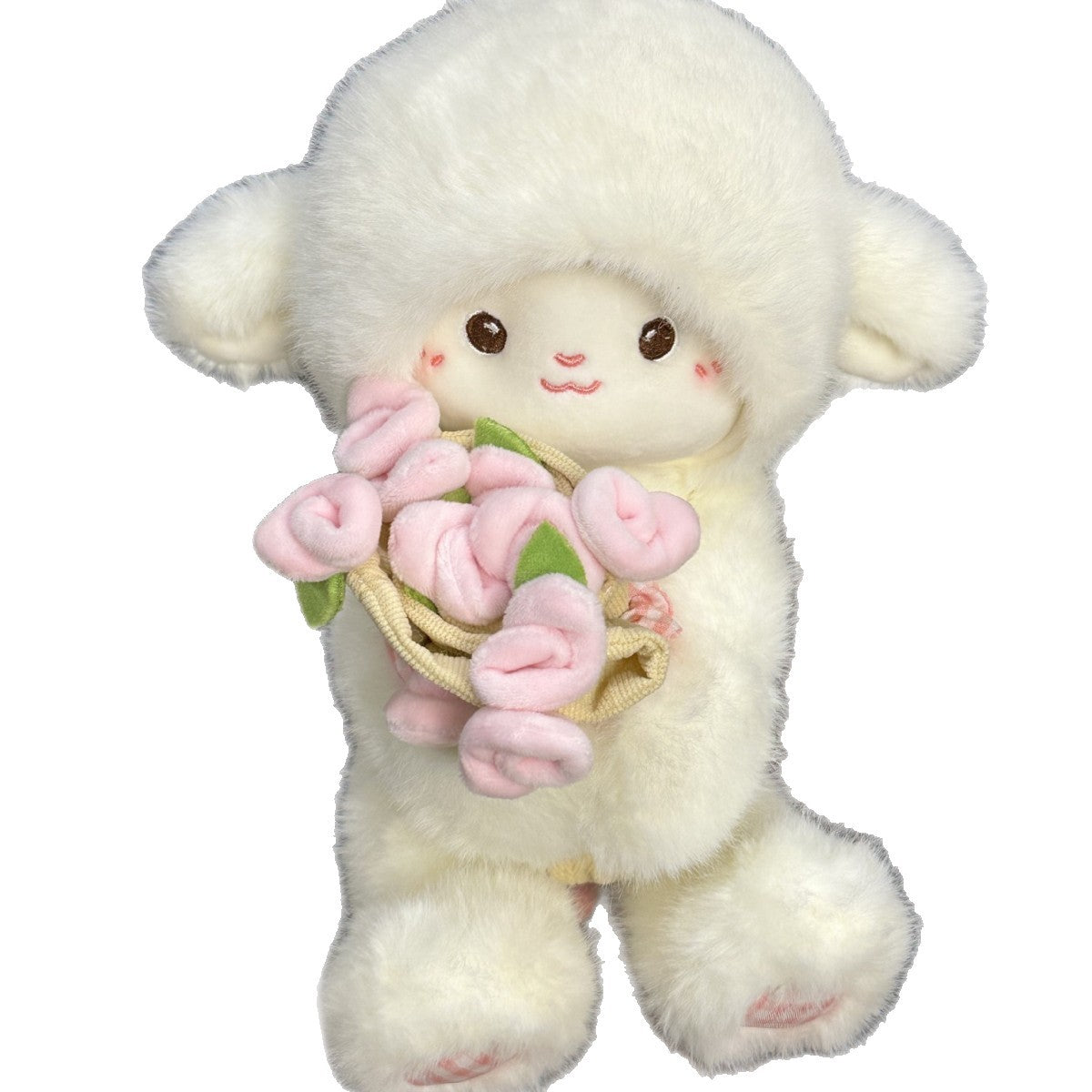 BuyKawaii Pastel Petal Lamb | Cute Emotional Support Lamb Plushie - Goodlifebean Plushies | Stuffed Animals
