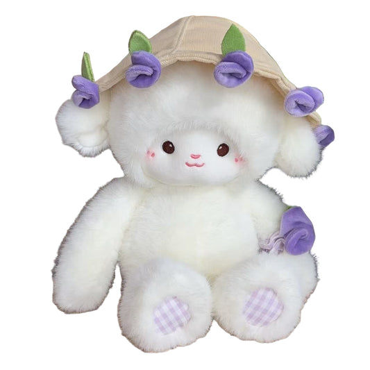 Shop Kawaii Pastel Petal Lamb | Cute Emotional Support Lamb Plushie - Goodlifebean Plushie | Stuffed Animal