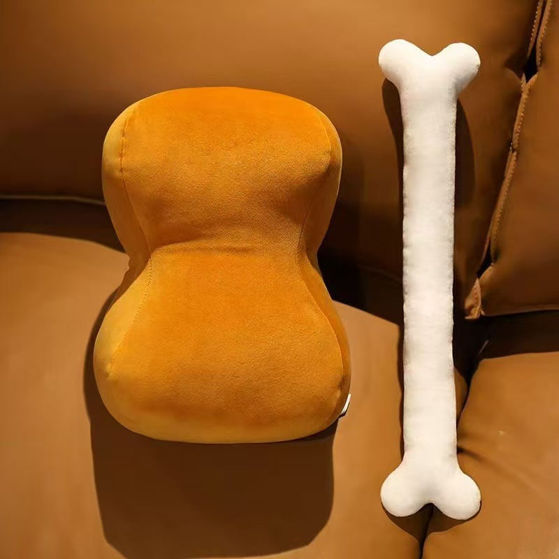 BuyMeat In Bones Funny Plushie | Chicken Leg Plushie - Goodlifebean Plushies | Stuffed Animals