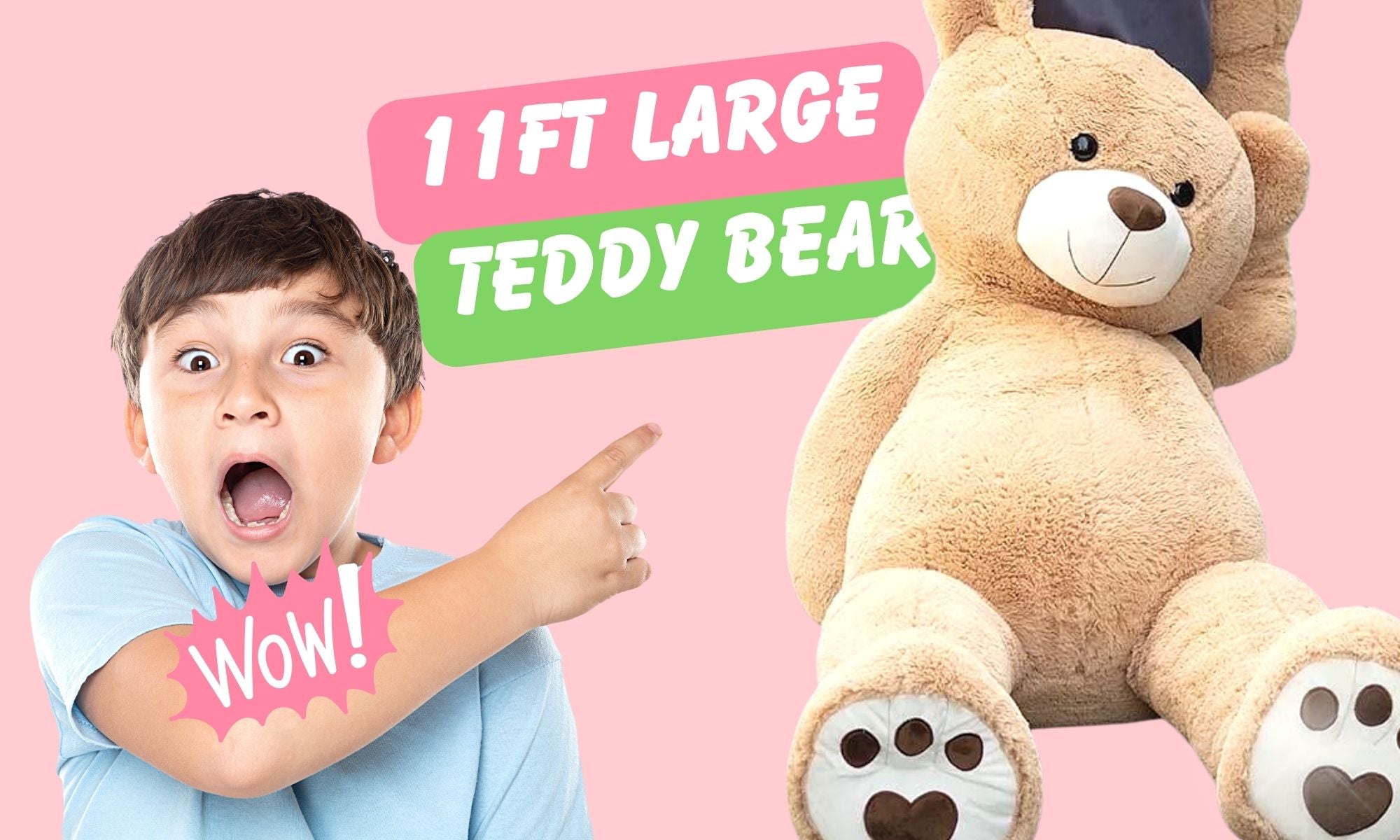 World's Largest Teddy Bear | 11ft Giant Teddy Bear 