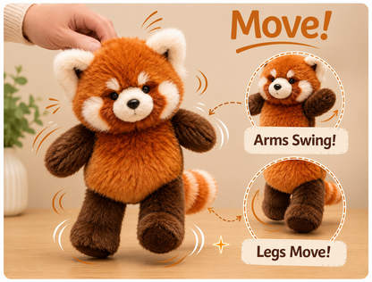 Running Red Panda Plushie-Goodlifebean