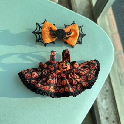 Handmade Rare Pumpkin Patch Labubu Outfit
