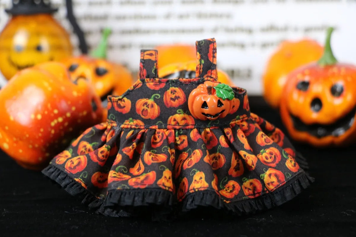 Handmade Rare Pumpkin Patch Labubu Outfit