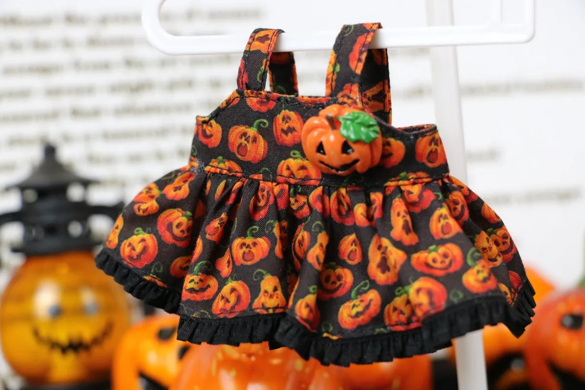 Handmade Rare Pumpkin Patch Labubu Outfit