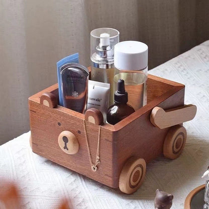 Shop Wooden Teddy Bear Basket - Goodlifebean Plushie | Stuffed Animal
