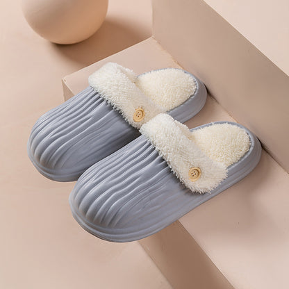 CozySwap:  Indoor-Outdoor Slippers with Detachable Fur
