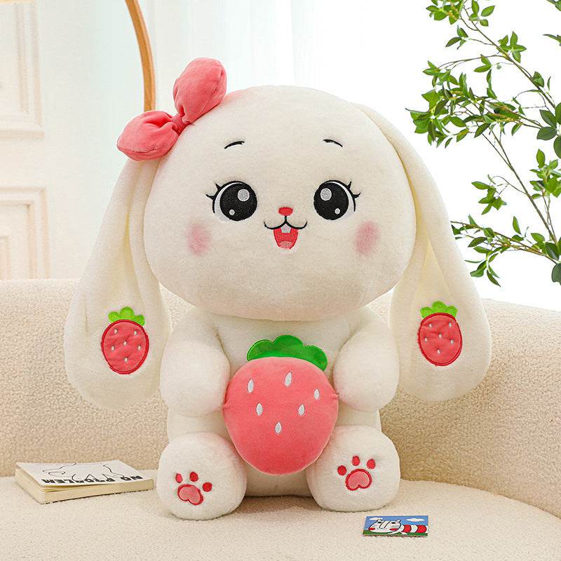 Caramel: Kawaii White Bunny Plushie.