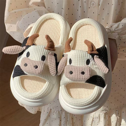 CloudCow Slippers | Cloudy Cow Slippers - Goodlifebean product_type