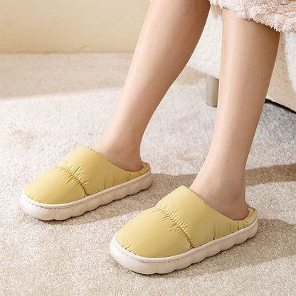 QuiltedCozy: Plush Indoor Warm Slippers - Goodlifebean