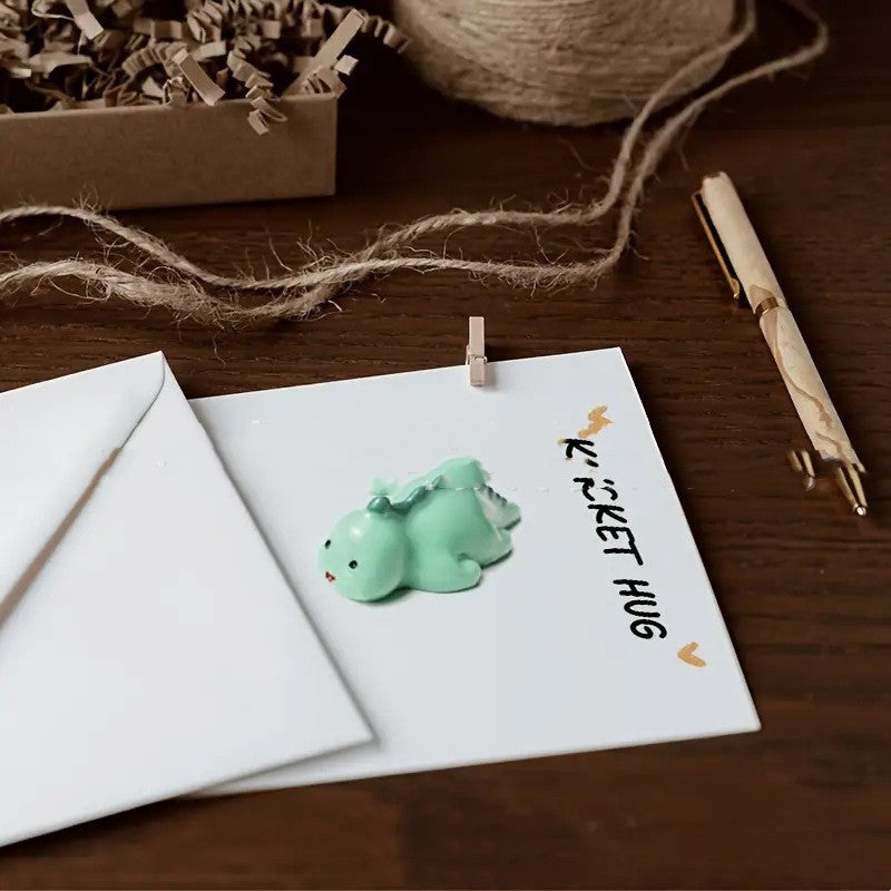 Shop Kawaii Dino Card - Goodlifebean Plushie | Stuffed Animal
