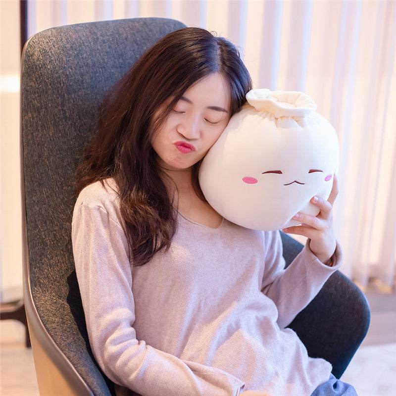 Cute Bun Plushie | Stuffed Dimsum Plush - Goodlifebean