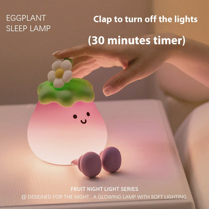Shop Kawaii Eggplant Lamp - Goodlifebean Plushie | Stuffed Animal