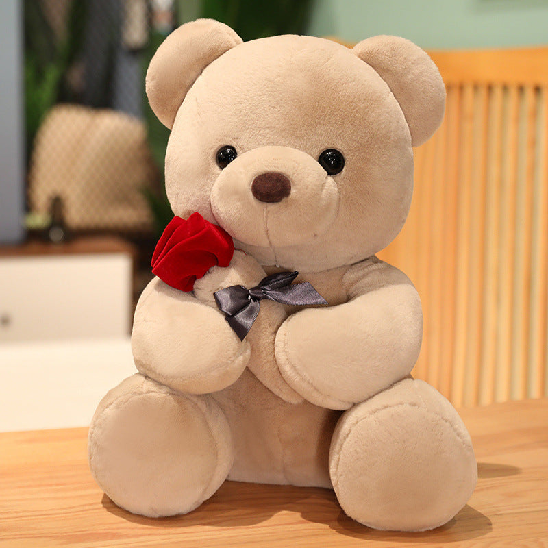 Cute Teddy Rose Plushie