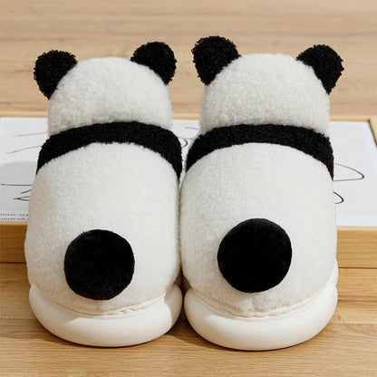 Cute Panda Plush Indoor Warm Slippers - Goodlifebean