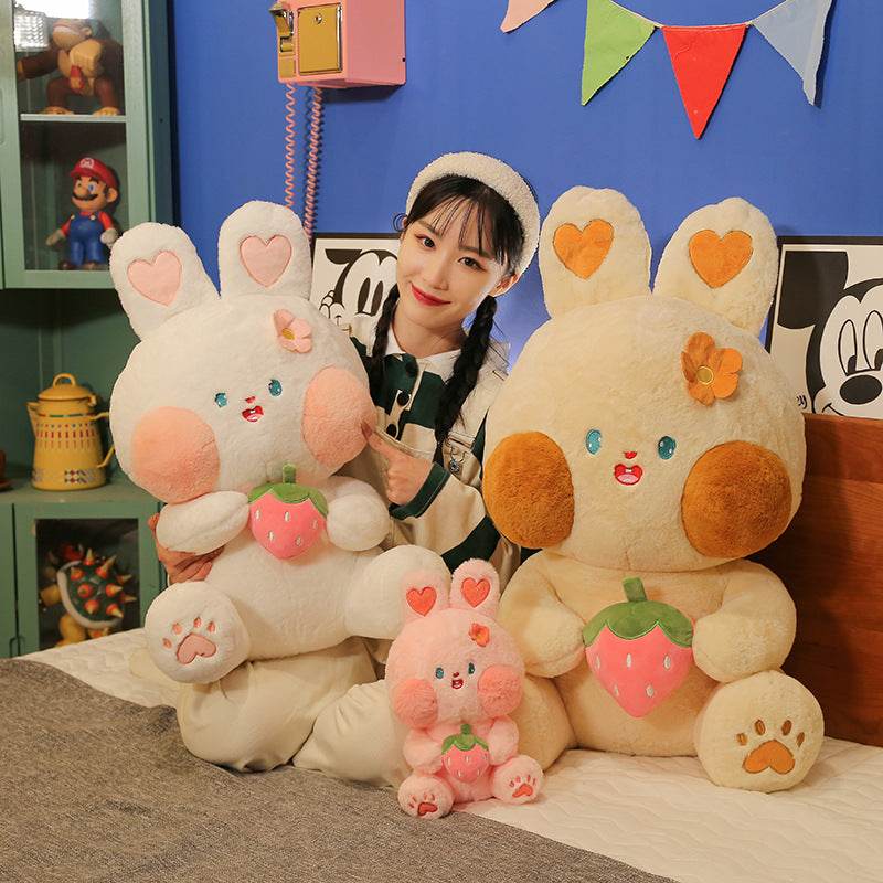 Shop CuddleBun Kawaii Bunny Plushie - The Softest Huggable Rabbit - Stuffed Animals Goodlifebean Plushies | Stuffed Animals