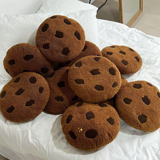 Shop Giant Choco Chip Cookie Plush Pillow - Goodlifebean Plushie | Stuffed Animal