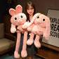 Shop Kawaii Pink Floppy Eared Stuffed Bunny Plushie - Stuffed Animals Goodlifebean Giant Plushies