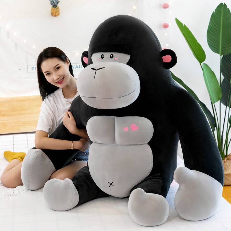 Cute Buffed Up Muscular Gorilla Plushie - Goodlifebean