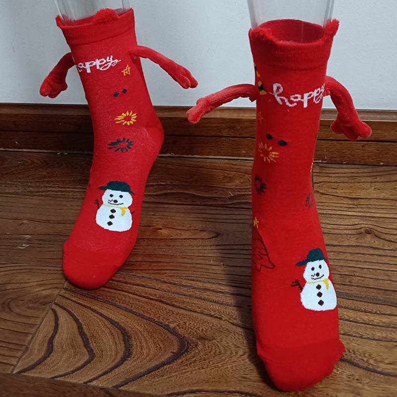 Shop Hand holding Christmas Socks - Shoes Goodlifebean Plushies | Stuffed Animals