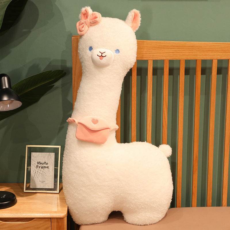 FluffyPaca: Kawaii Alpaca Plushie | Stuffed Animal Alpaca | Body Pillow Plush - Goodlifebean