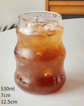 Old-School Aesthetic Glass Tumbler