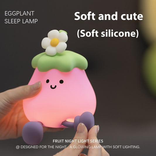 Shop Kawaii Eggplant Lamp - Goodlifebean Plushie | Stuffed Animal