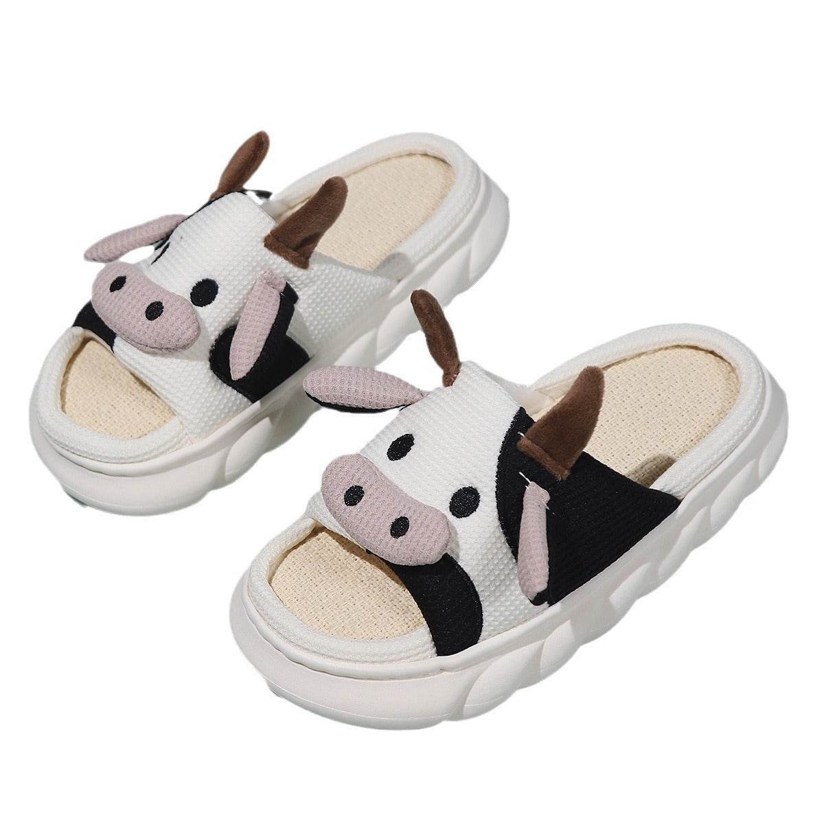 Cowzy Kawaii Slippers | Cute Cow Slippers - Goodlifebean