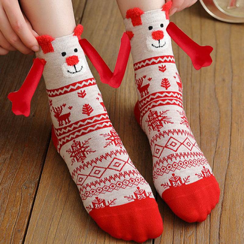 Shop Hand holding Christmas Socks - Shoes Goodlifebean Plushies | Stuffed Animals