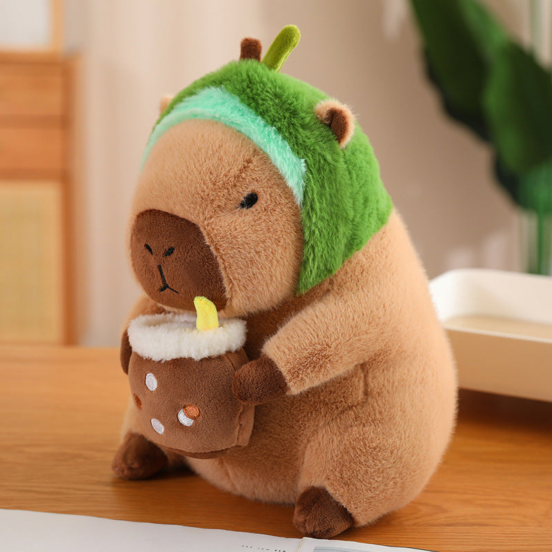 Shop CuddlyCapy: Chubby Capybara Plushie - Stuffed Animals Goodlifebean Plushies | Stuffed Animals