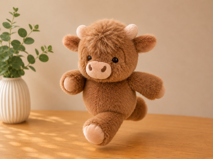 Chubby Highland Cow Plushie