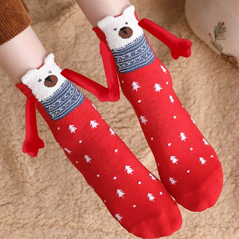 Shop Hand holding Christmas Socks - Shoes Goodlifebean Plushies | Stuffed Animals