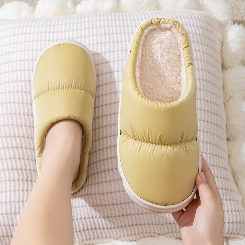 QuiltedCozy: Plush Indoor Warm Slippers - Goodlifebean