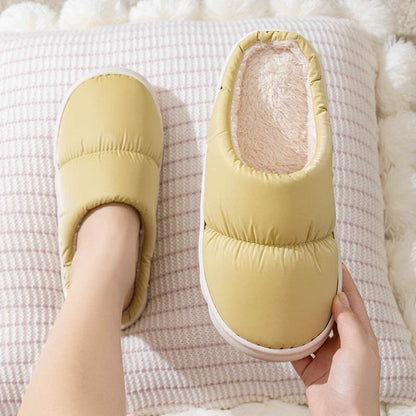QuiltedCozy: Plush Indoor Warm Slippers - Goodlifebean