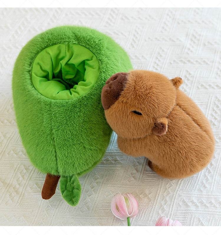 Plush Toy Avocado Capybara Pillow - Goodlifebean