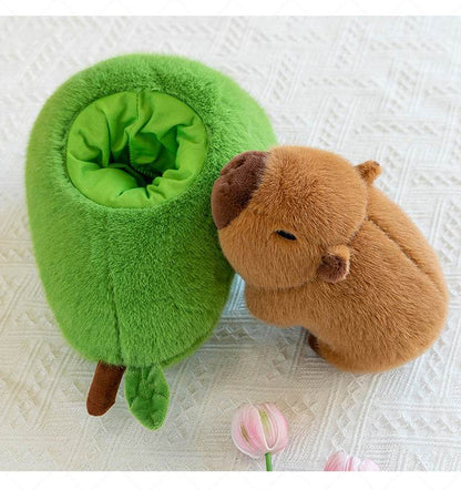 Plush Toy Avocado Capybara Pillow - Goodlifebean