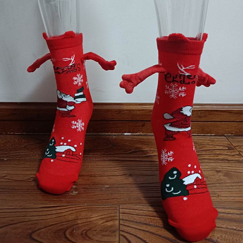 Shop Hand holding Christmas Socks - Shoes Goodlifebean Plushies | Stuffed Animals