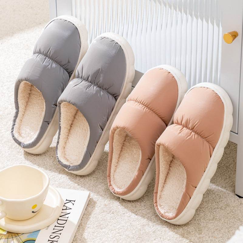 QuiltedCozy: Plush Indoor Warm Slippers - Goodlifebean