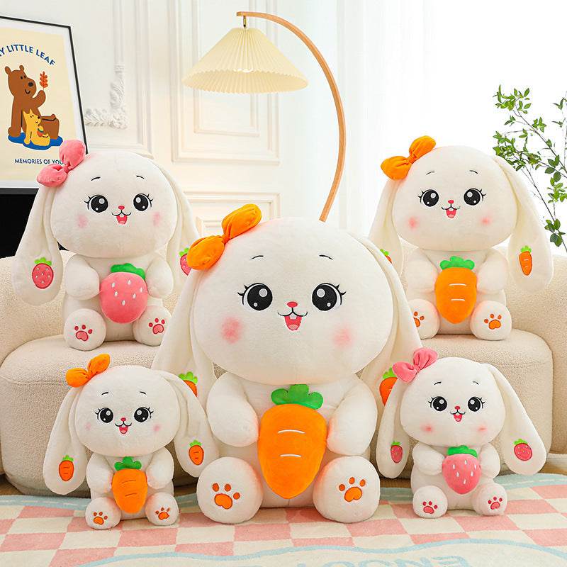 Caramel: Kawaii White Bunny Plushie.