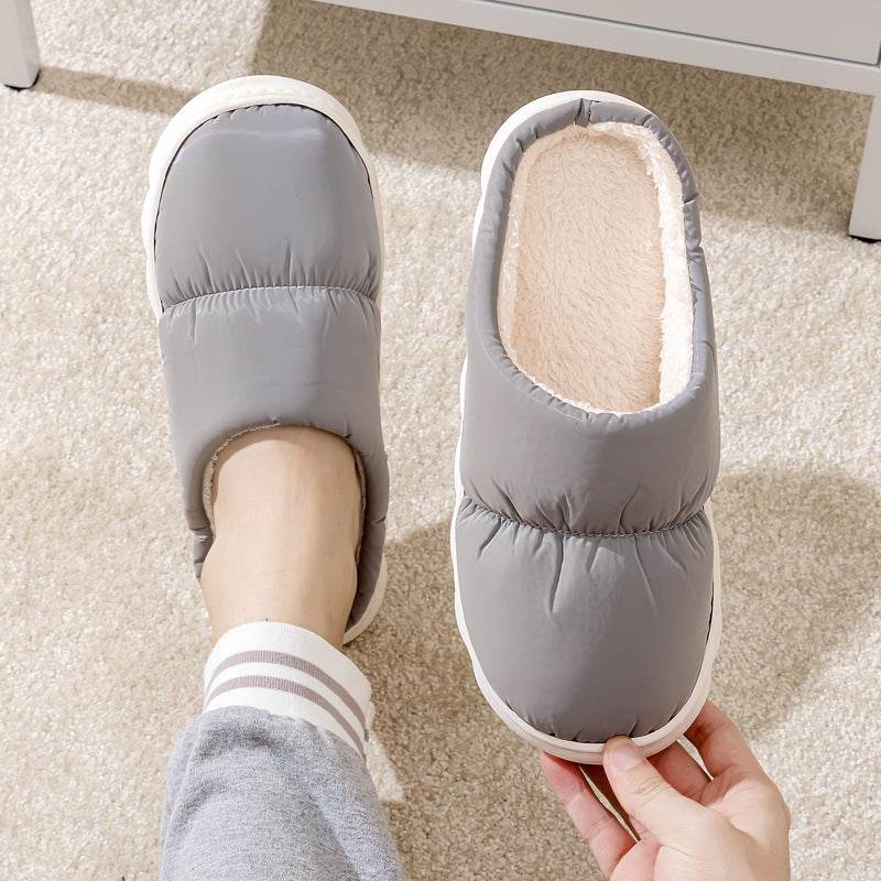 QuiltedCozy: Plush Indoor Warm Slippers - Goodlifebean