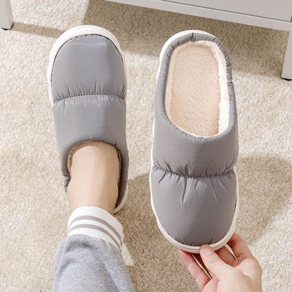 QuiltedCozy: Plush Indoor Warm Slippers - Goodlifebean